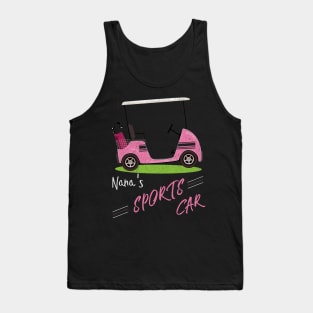 Nana's Funny Golf Cart T-Shirt for Grandma Tank Top